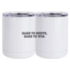 10 oz. White Stainless Steel Short Tumbler Thumbnail