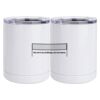 10 oz. White Stainless Steel Short Tumbler Thumbnail