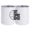 10 oz. White Stainless Steel Short Tumbler Thumbnail
