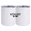 10 oz. White Stainless Steel Short Tumbler Thumbnail