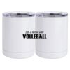 10 oz. White Stainless Steel Short Tumbler Thumbnail