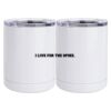 10 oz. White Stainless Steel Short Tumbler Thumbnail