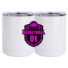 10 oz. White Stainless Steel Short Tumbler Thumbnail