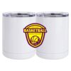 10 oz. White Stainless Steel Short Tumbler Thumbnail