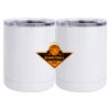 10 oz. White Stainless Steel Short Tumbler Thumbnail