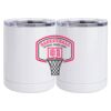 10 oz. White Stainless Steel Short Tumbler Thumbnail