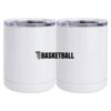 10 oz. White Stainless Steel Short Tumbler Thumbnail