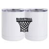 10 oz. White Stainless Steel Short Tumbler Thumbnail