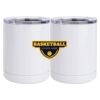 10 oz. White Stainless Steel Short Tumbler Thumbnail