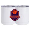 10 oz. White Stainless Steel Short Tumbler Thumbnail