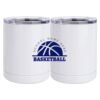 10 oz. White Stainless Steel Short Tumbler Thumbnail