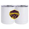 10 oz. White Stainless Steel Short Tumbler Thumbnail