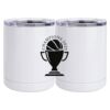 10 oz. White Stainless Steel Short Tumbler Thumbnail