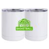10 oz. White Stainless Steel Short Tumbler Thumbnail