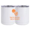 10 oz. White Stainless Steel Short Tumbler Thumbnail