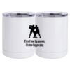 10 oz. White Stainless Steel Short Tumbler Thumbnail