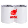 10 oz. White Stainless Steel Short Tumbler Thumbnail