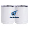 10 oz. White Stainless Steel Short Tumbler Thumbnail