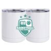 10 oz. White Stainless Steel Short Tumbler Thumbnail