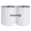 10 oz. White Stainless Steel Short Tumbler Thumbnail