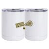 10 oz. White Stainless Steel Short Tumbler Thumbnail