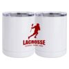 10 oz. White Stainless Steel Short Tumbler Thumbnail