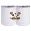 10 oz. White Stainless Steel Short Tumbler Thumbnail
