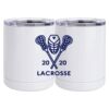 10 oz. White Stainless Steel Short Tumbler Thumbnail