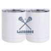 10 oz. White Stainless Steel Short Tumbler Thumbnail
