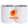 10 oz. White Stainless Steel Short Tumbler Thumbnail