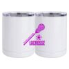 10 oz. White Stainless Steel Short Tumbler Thumbnail