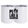 10 oz. White Stainless Steel Short Tumbler Thumbnail