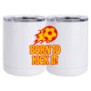 10 oz. White Stainless Steel Short Tumbler Thumbnail