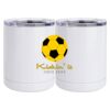 10 oz. White Stainless Steel Short Tumbler Thumbnail
