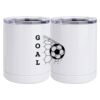 10 oz. White Stainless Steel Short Tumbler Thumbnail
