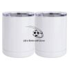 10 oz. White Stainless Steel Short Tumbler Thumbnail