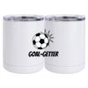 10 oz. White Stainless Steel Short Tumbler Thumbnail