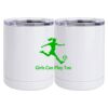 10 oz. White Stainless Steel Short Tumbler Thumbnail