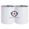 10 oz. White Stainless Steel Short Tumbler Thumbnail