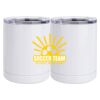 10 oz. White Stainless Steel Short Tumbler Thumbnail