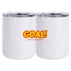 10 oz. White Stainless Steel Short Tumbler Thumbnail