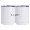 10 oz. White Stainless Steel Short Tumbler Thumbnail