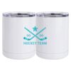 10 oz. White Stainless Steel Short Tumbler Thumbnail