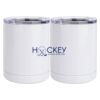 10 oz. White Stainless Steel Short Tumbler Thumbnail