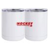 10 oz. White Stainless Steel Short Tumbler Thumbnail