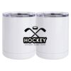 10 oz. White Stainless Steel Short Tumbler Thumbnail
