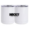 10 oz. White Stainless Steel Short Tumbler Thumbnail