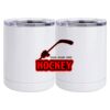 10 oz. White Stainless Steel Short Tumbler Thumbnail