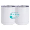 10 oz. White Stainless Steel Short Tumbler Thumbnail