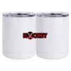 10 oz. White Stainless Steel Short Tumbler Thumbnail